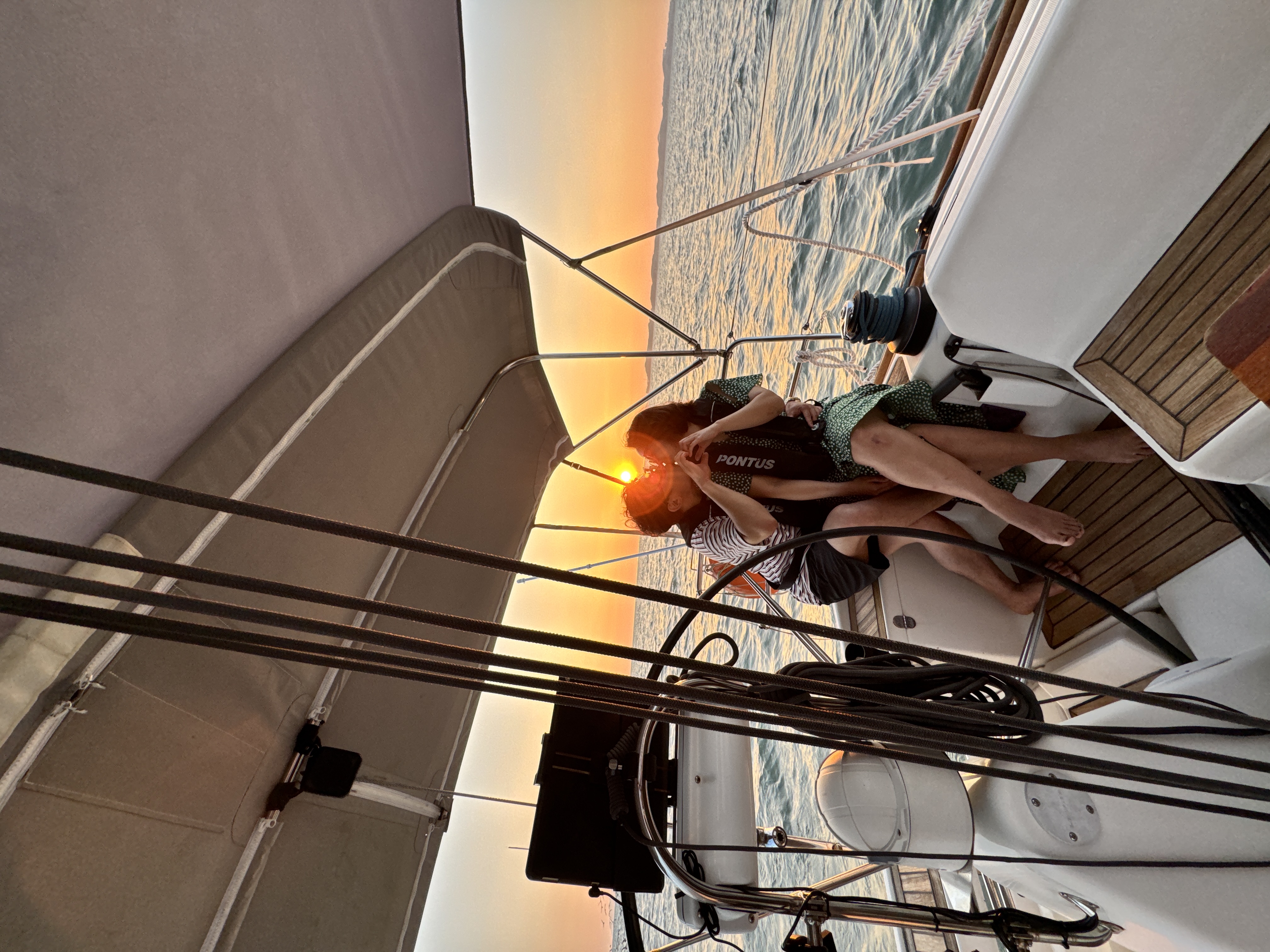 제부도 바다 위에서의 휴식